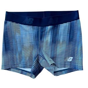 EUC Women’s New Balance Blue Spandex Shorts (Sz S)